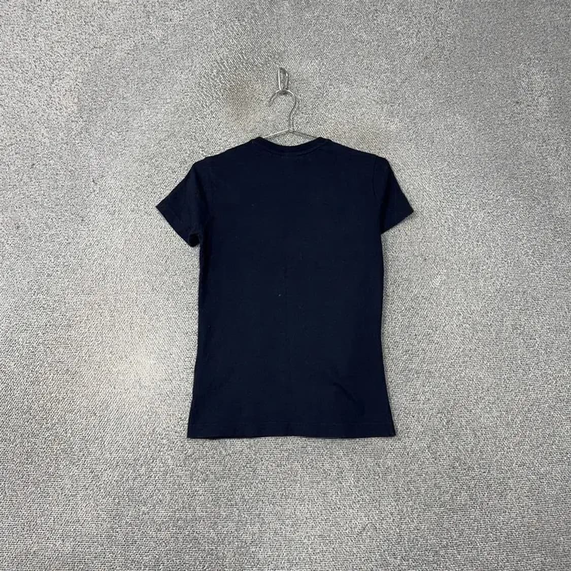 NBA 형광 로고 프린팅 네이비 반팔티 XS 상품이미지2