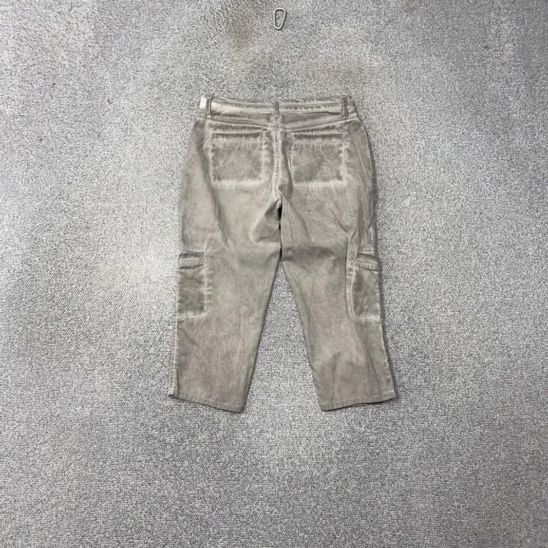 DKNY 그레이 피그먼트 7부 반바지 S 상품이미지2