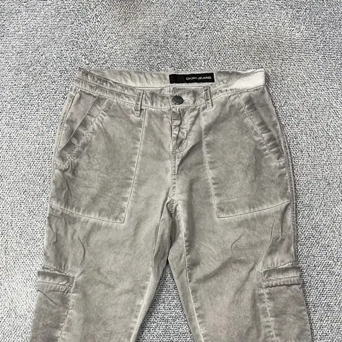 DKNY 그레이 피그먼트 7부 반바지 S 상품이미지3
