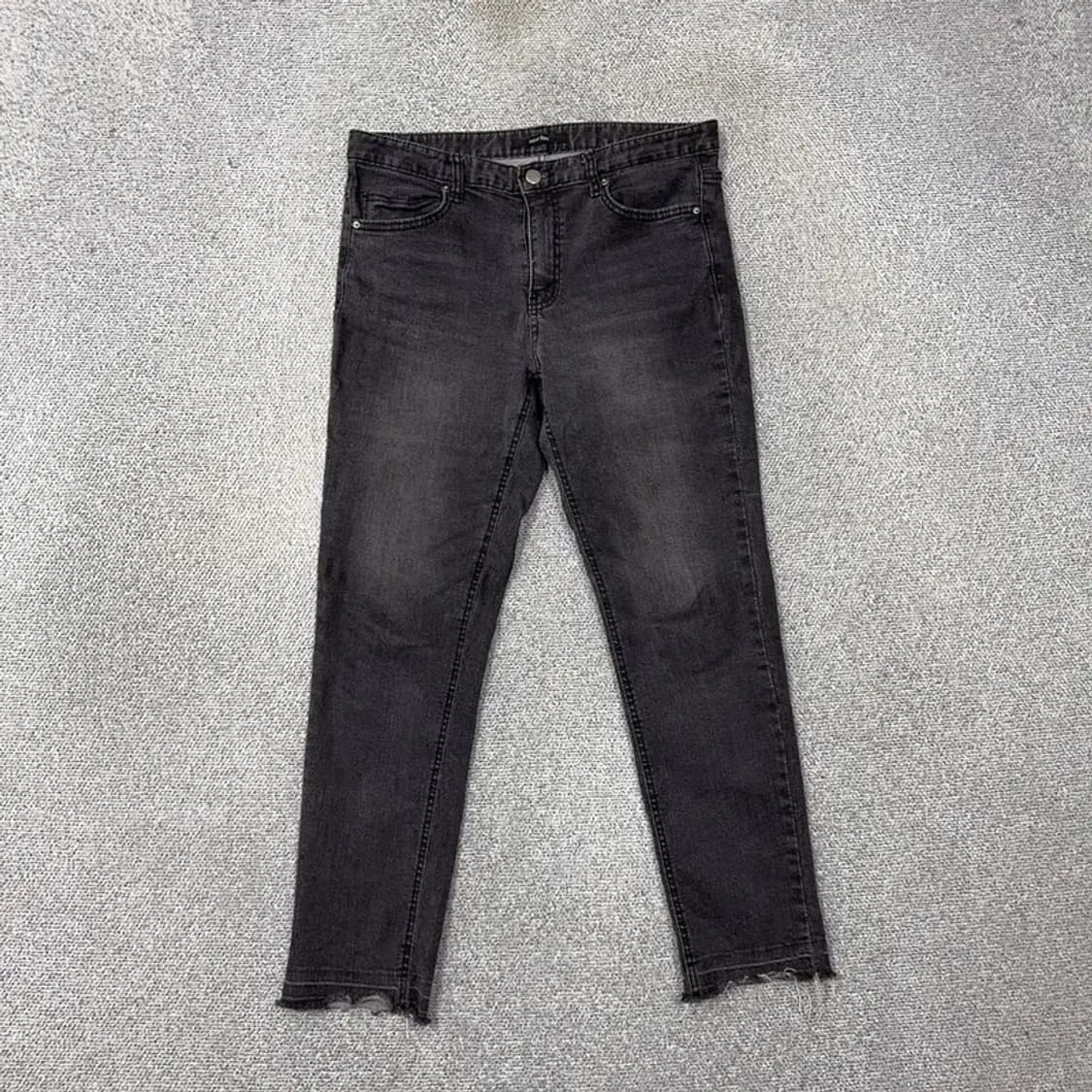 아이잣바바 여성 캐주얼 흑청 크롭진 70-90 상품이미지1