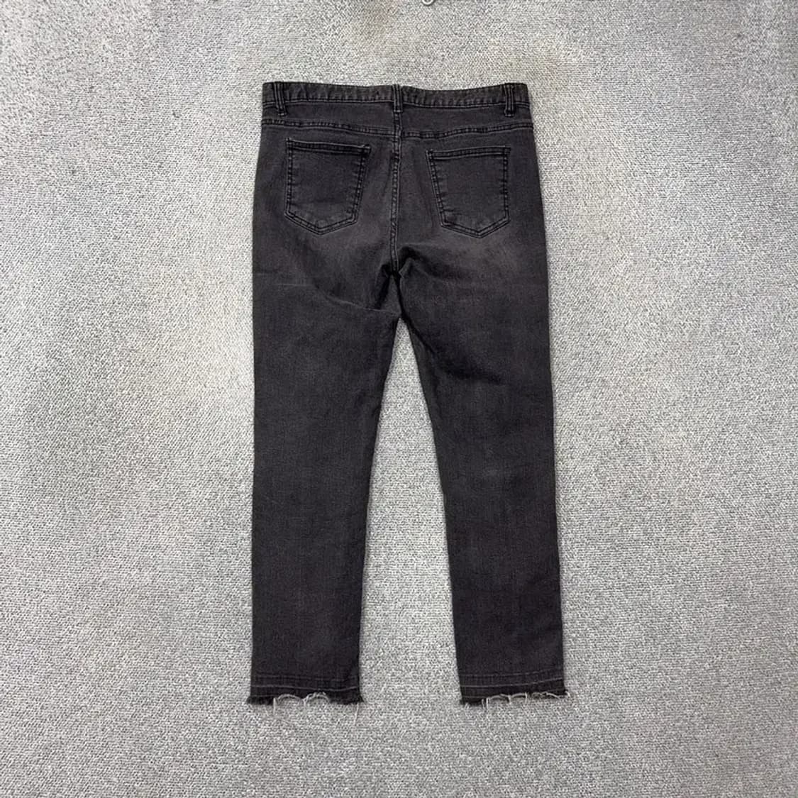 아이잣바바 여성 캐주얼 흑청 크롭진 70-90 상품이미지2