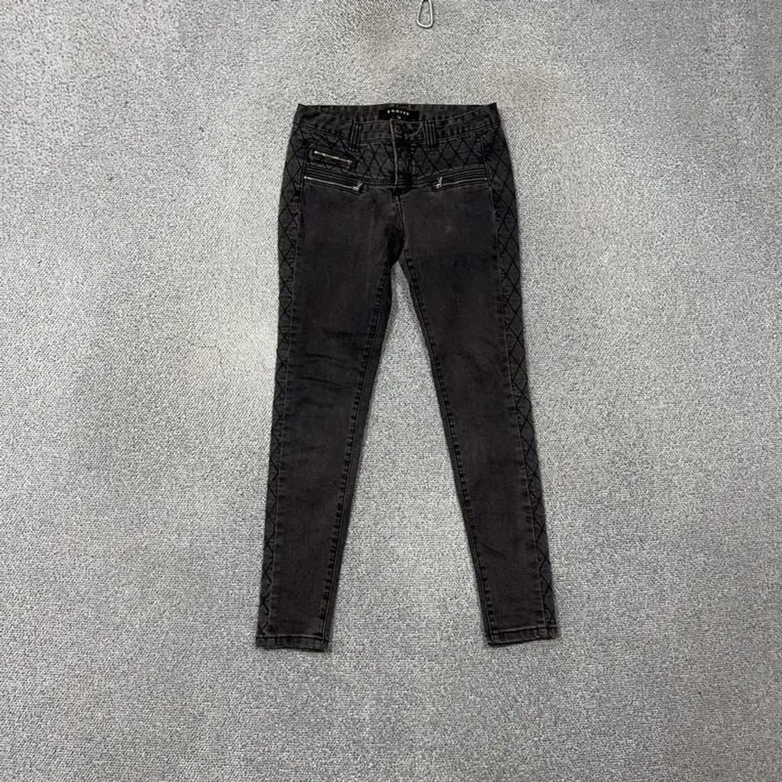 에고이스트 빈티지 흑청 스키니진 55 상품이미지1