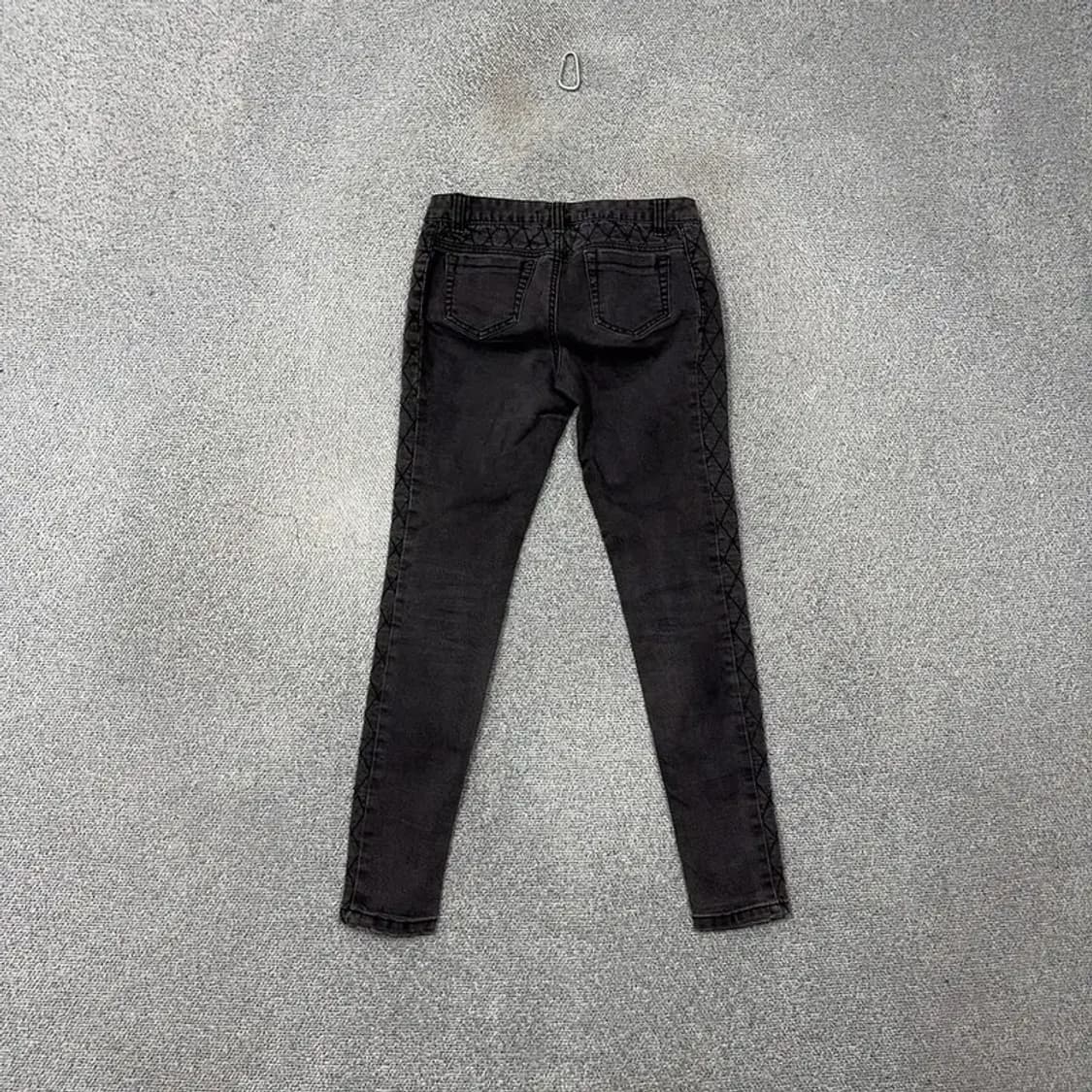 에고이스트 빈티지 흑청 스키니진 55 상품이미지2