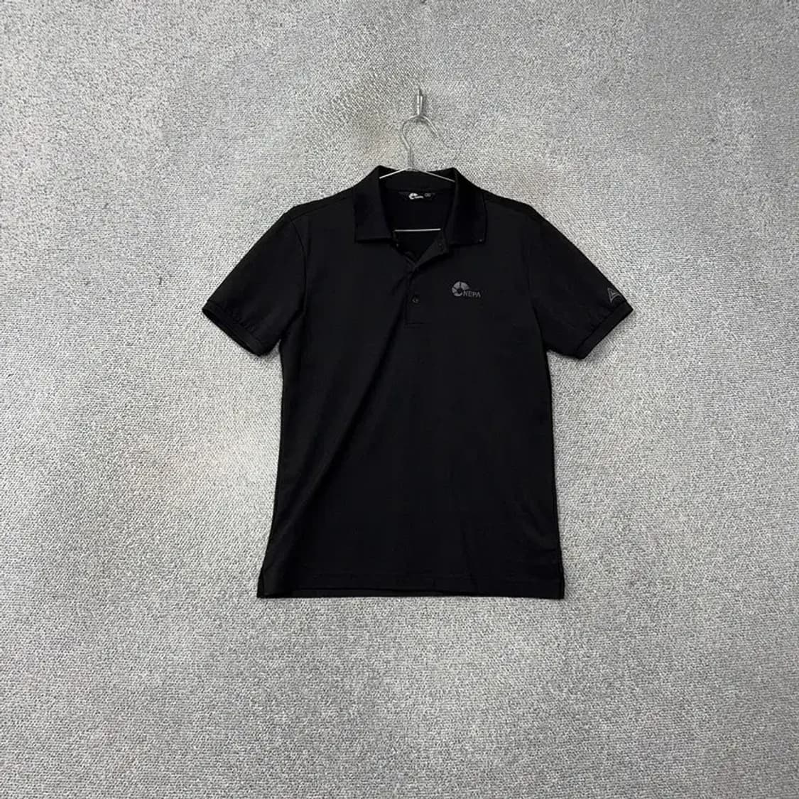 네파 블랙 로고 등산 기능성 반팔 카라티 95 상품이미지1