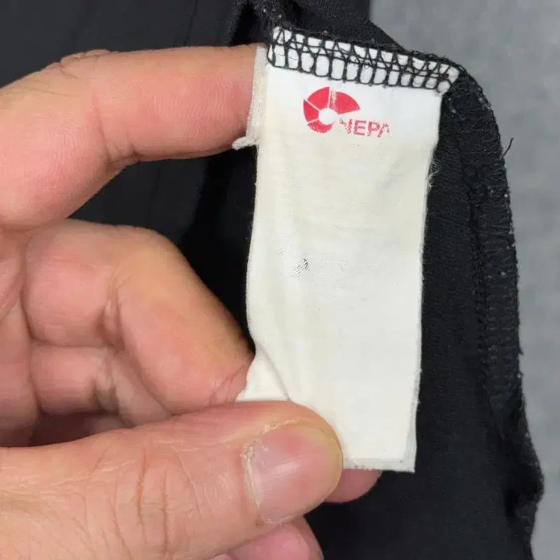 네파 블랙 로고 등산 기능성 반팔 카라티 95 상품이미지4