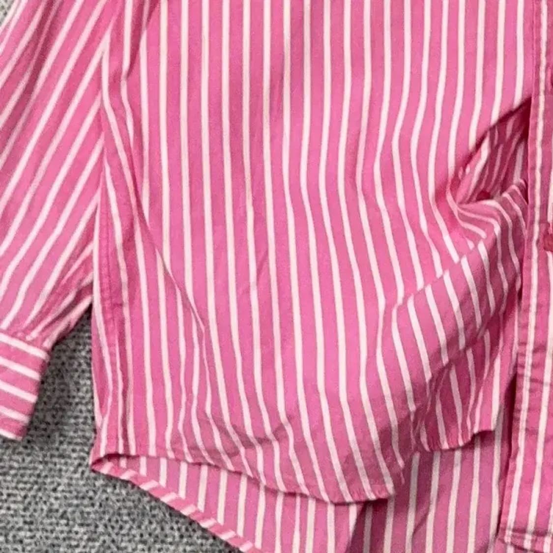 빈폴 캐주얼 남성 스트라이프 핑크 셔츠 105 상품이미지3