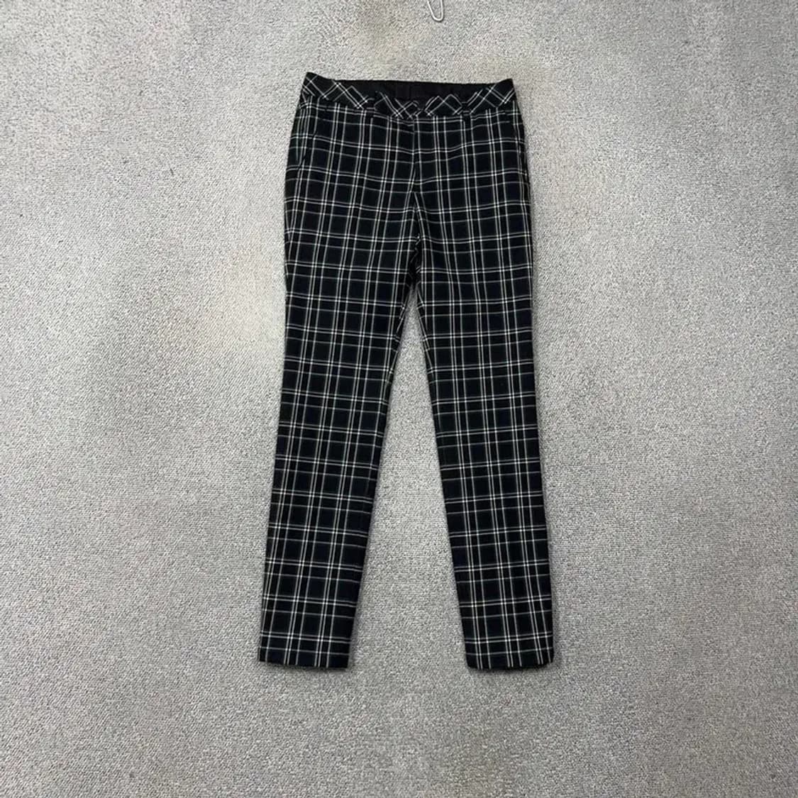 [새상품] JDX 남성 골프 체크 블랙 팬츠 29 상품이미지1