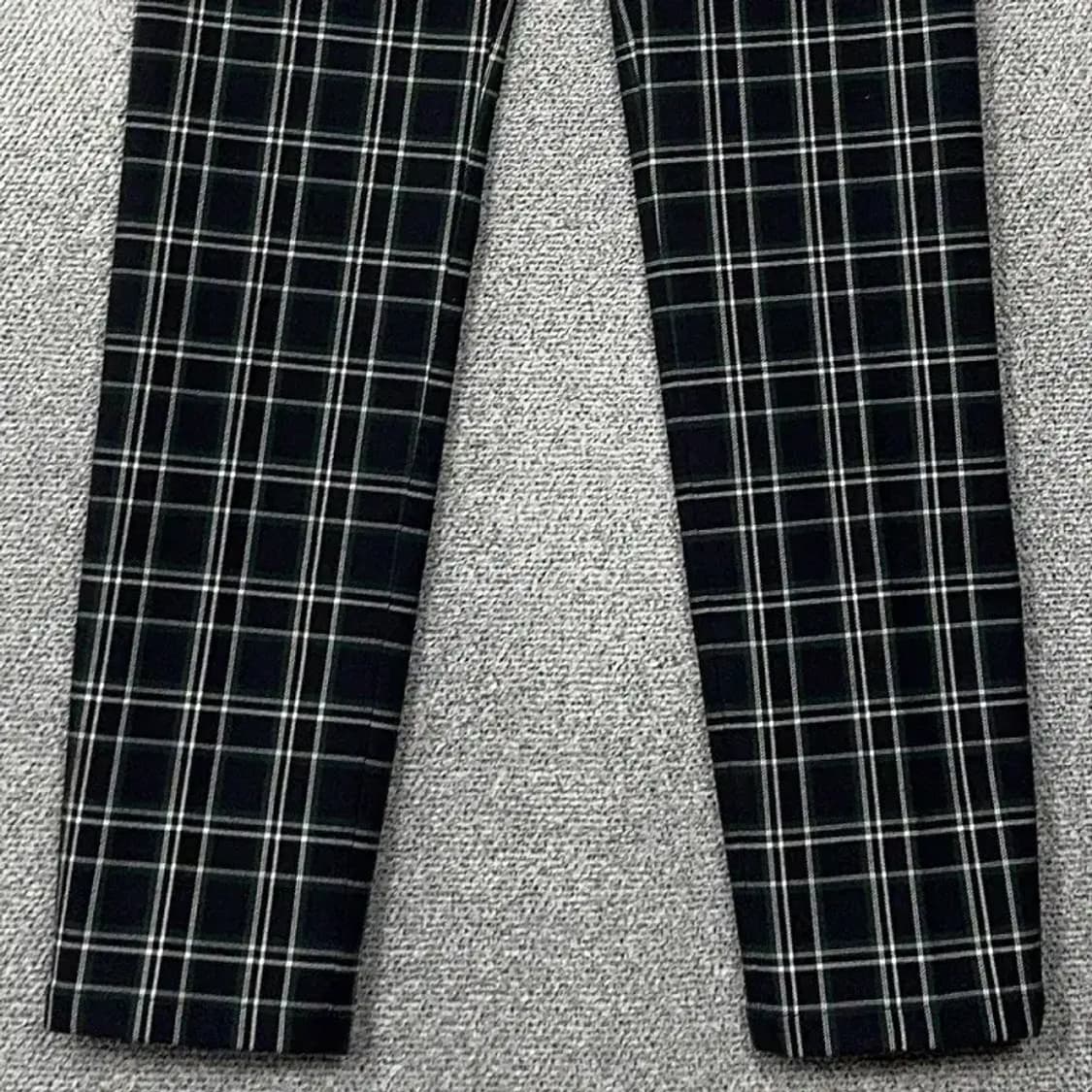 [새상품] JDX 남성 골프 체크 블랙 팬츠 29 상품이미지4