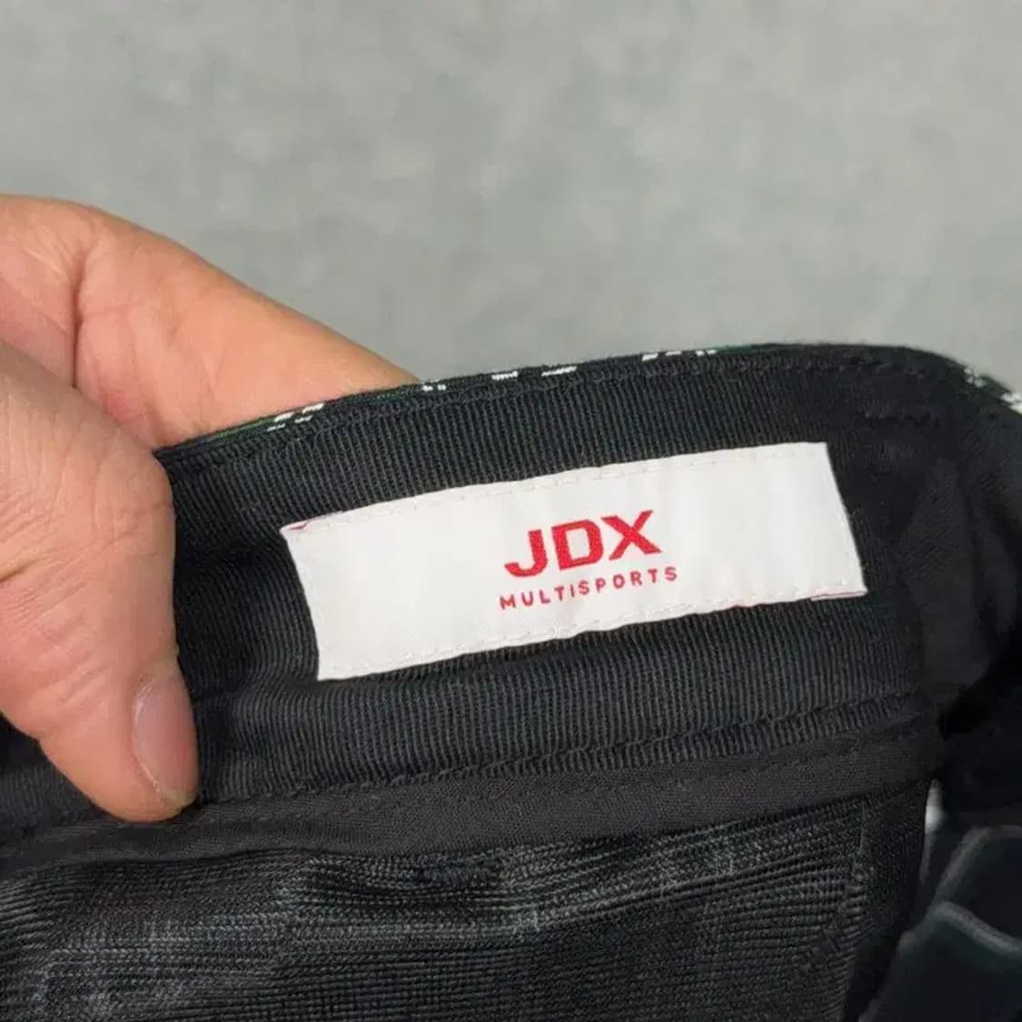 [새상품] JDX 남성 골프 체크 블랙 팬츠 29 상품이미지5