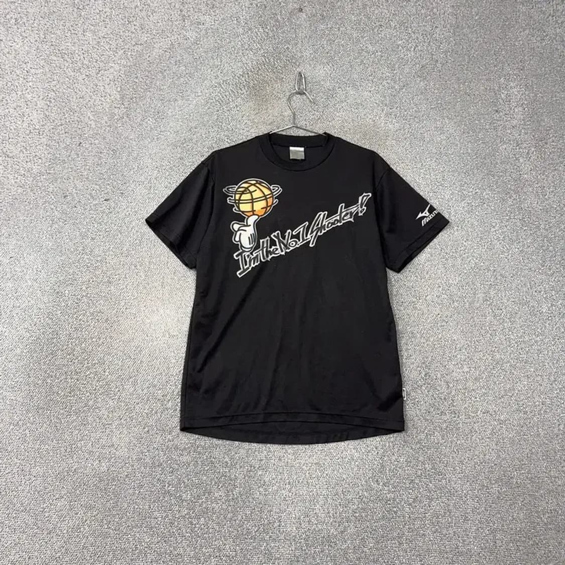 디즈니 스포츠 미키마우스 기능성 블랙 반팔 티 L 상품이미지1