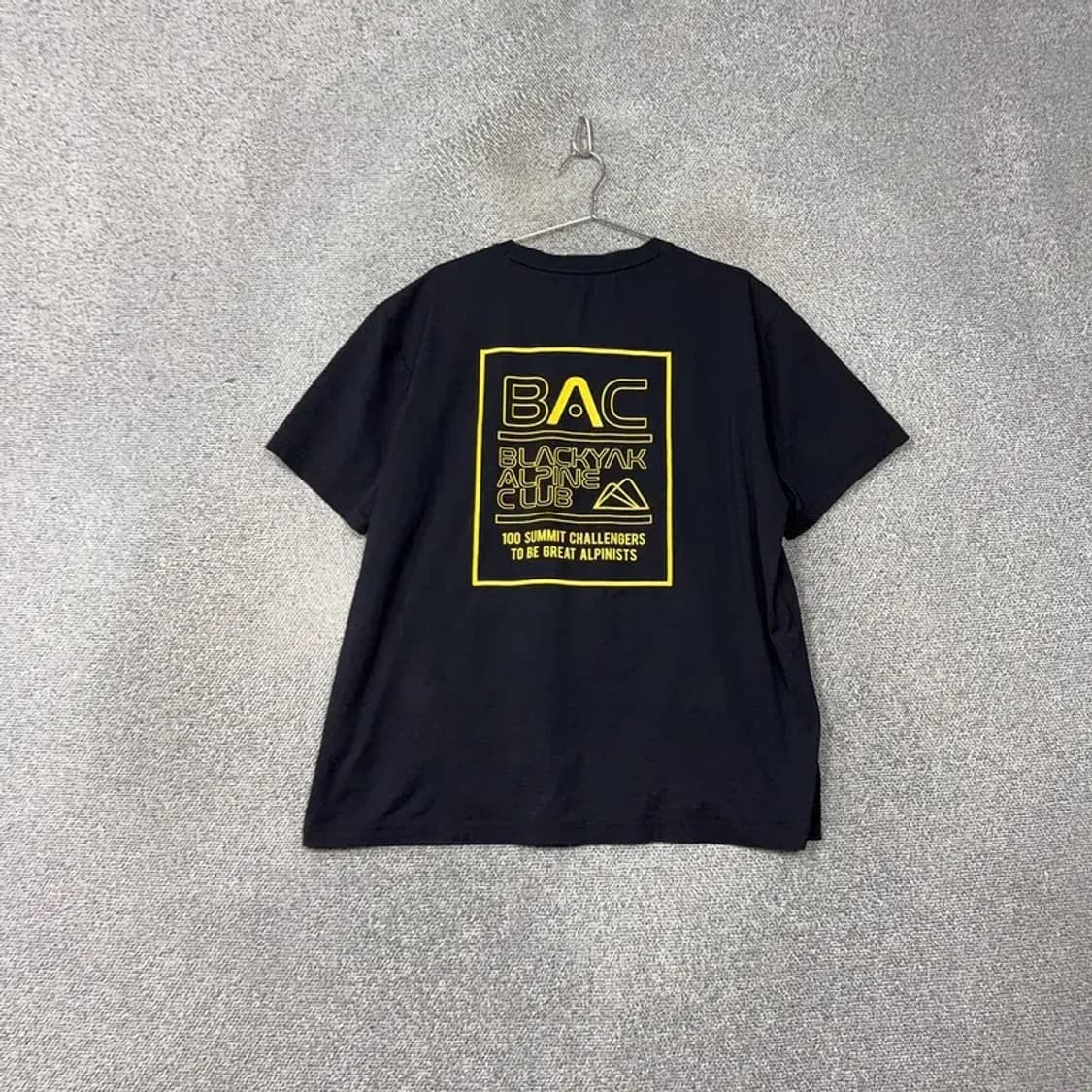 블랙야크 기능성 빅사이즈 네이비 반팔 티 120 상품이미지2