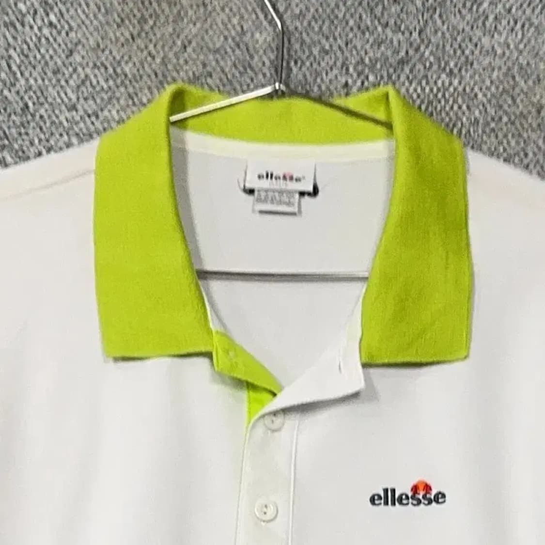 엘레쎄 로고 기능성 화이트 카라티 L 상품이미지3