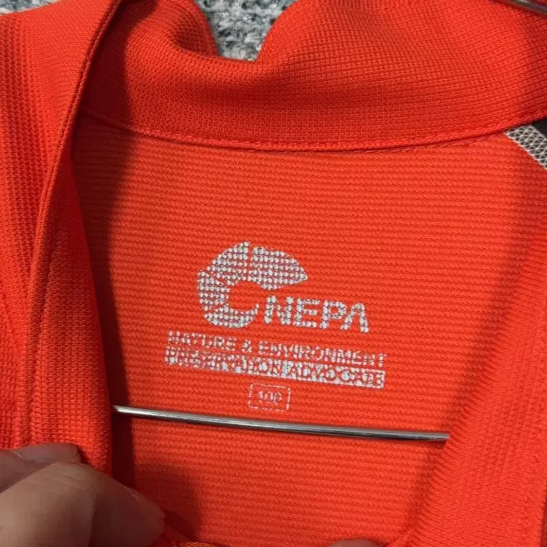 네파 등산 남성 오렌지 반팔 티 100 상품이미지3