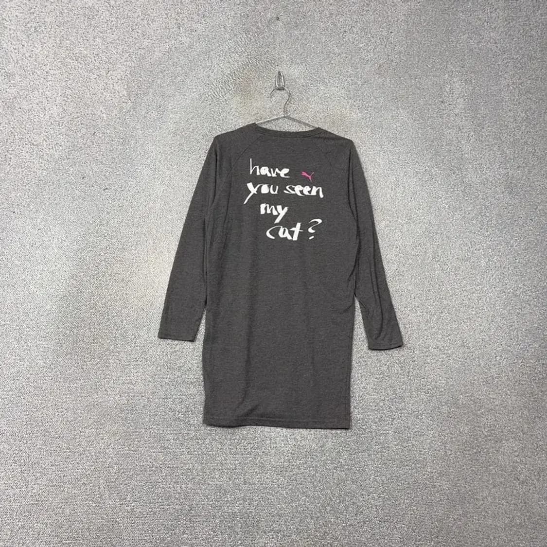 푸마 그레이 로고 코튼 원피스 M 상품이미지2