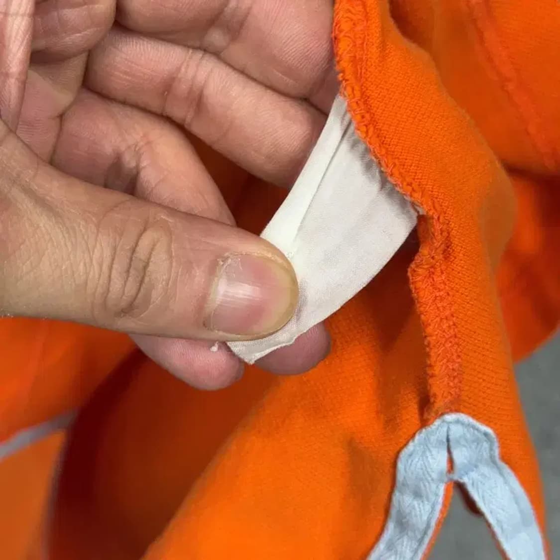 빈폴 오렌지 로고 캐주얼 남성 반팔 카라티 105 상품이미지4