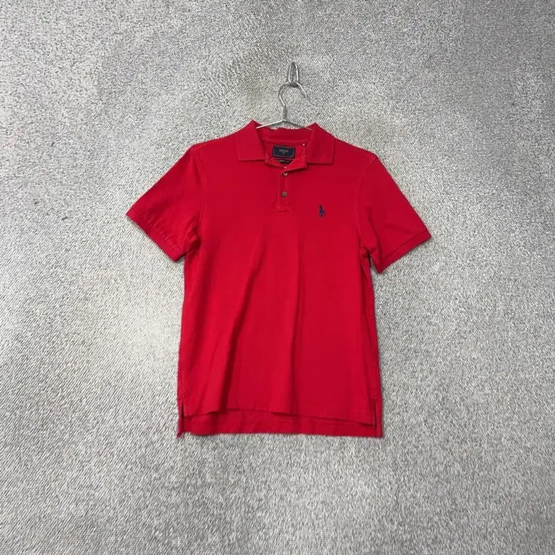 해지스 클래식핏 레드 로고 반팔 카라티 90 상품이미지1