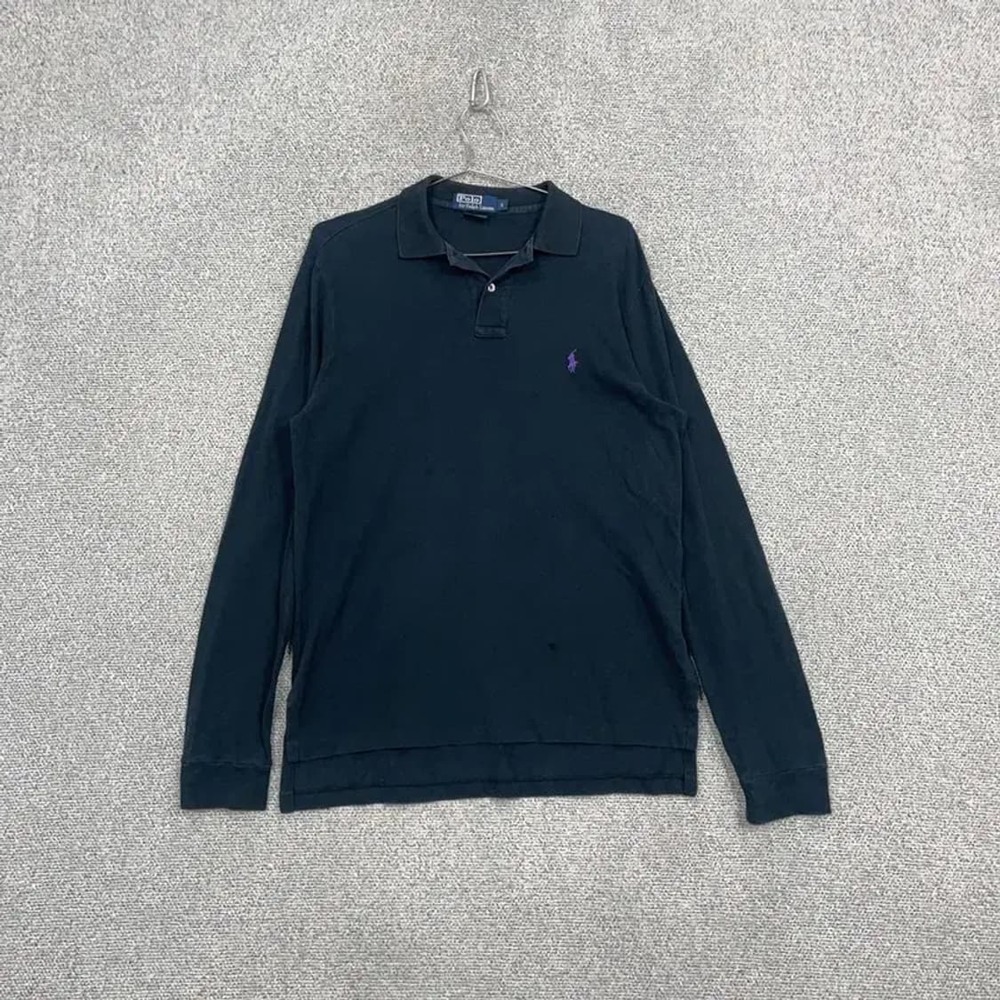 폴로 랄프로렌 커스텀핏 네이비 긴팔 카라티 L 상품이미지1