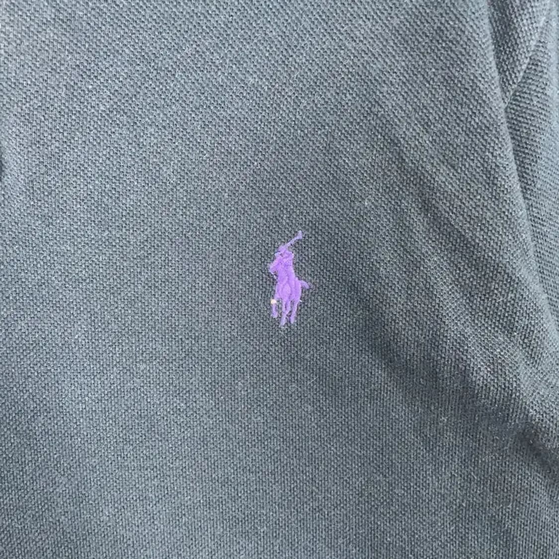 폴로 랄프로렌 커스텀핏 네이비 긴팔 카라티 L 상품이미지3