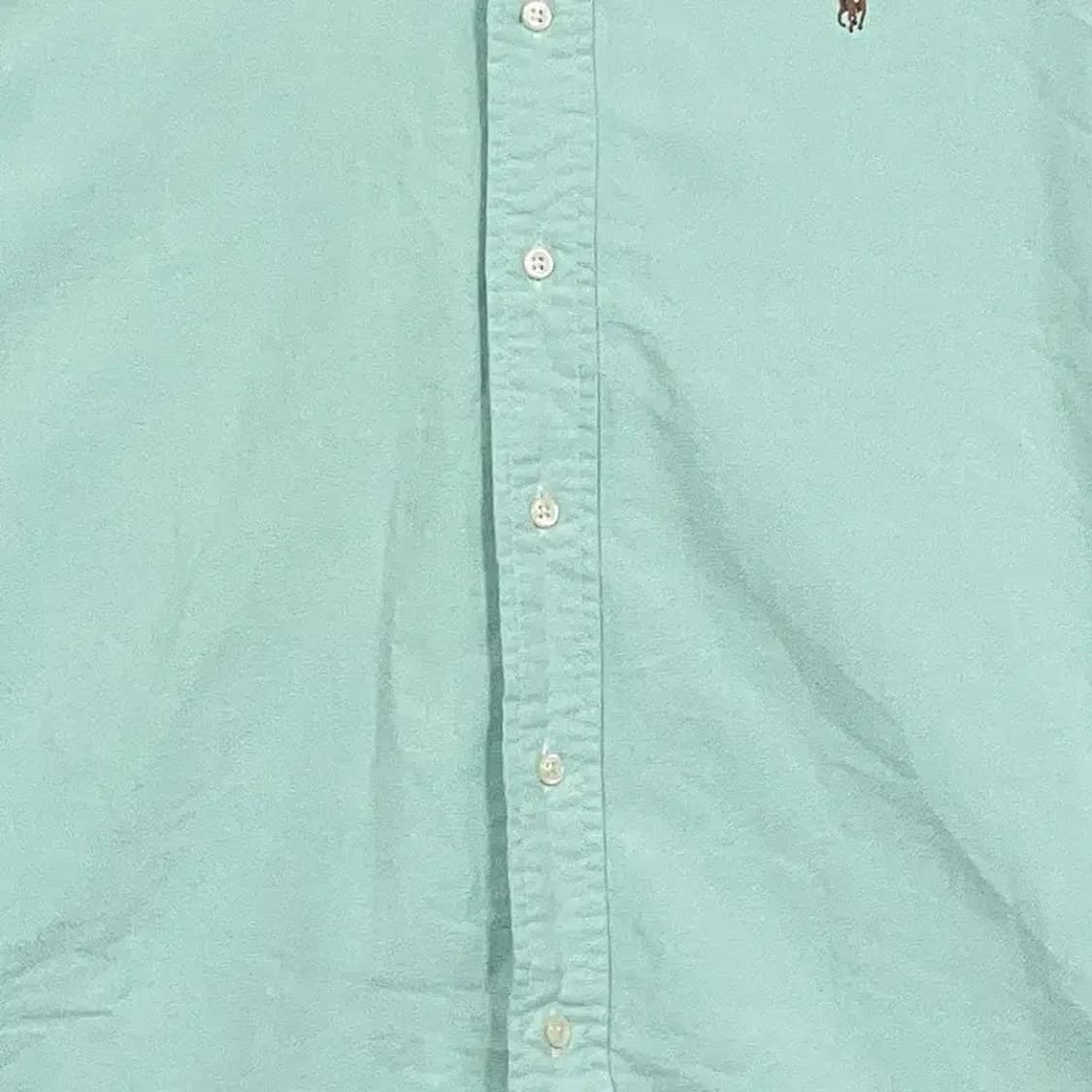 폴로 랄프로렌 블레이크 오버핏 민트 반팔 셔츠 XL 상품이미지5