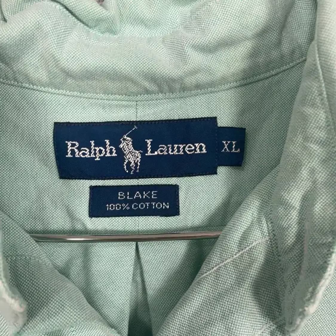 폴로 랄프로렌 블레이크 오버핏 민트 반팔 셔츠 XL 상품이미지7