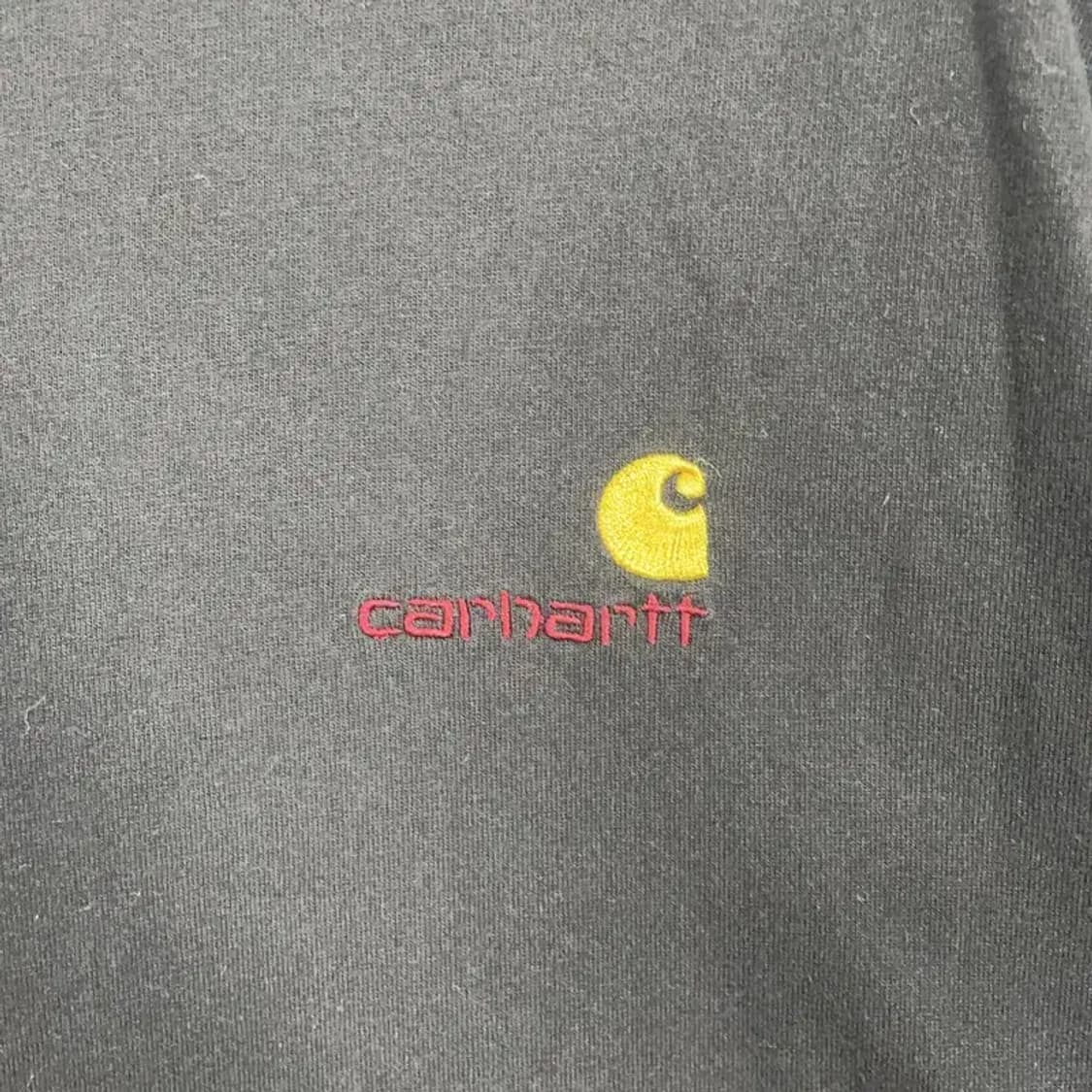칼하트 로고 캐주얼 블랙 반팔 티 L 상품이미지4