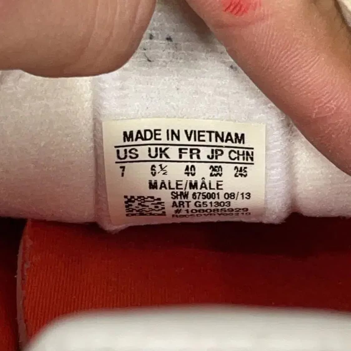 아디다스 가젤 오렌지 스니커즈 245 상품이미지5