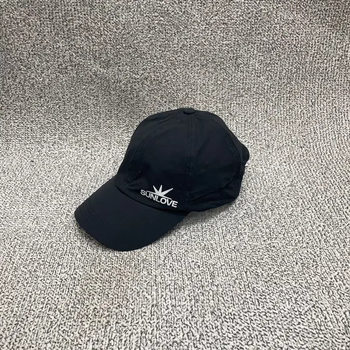 [새상품]썬러브 로고 블랙 캡 F 상품이미지3