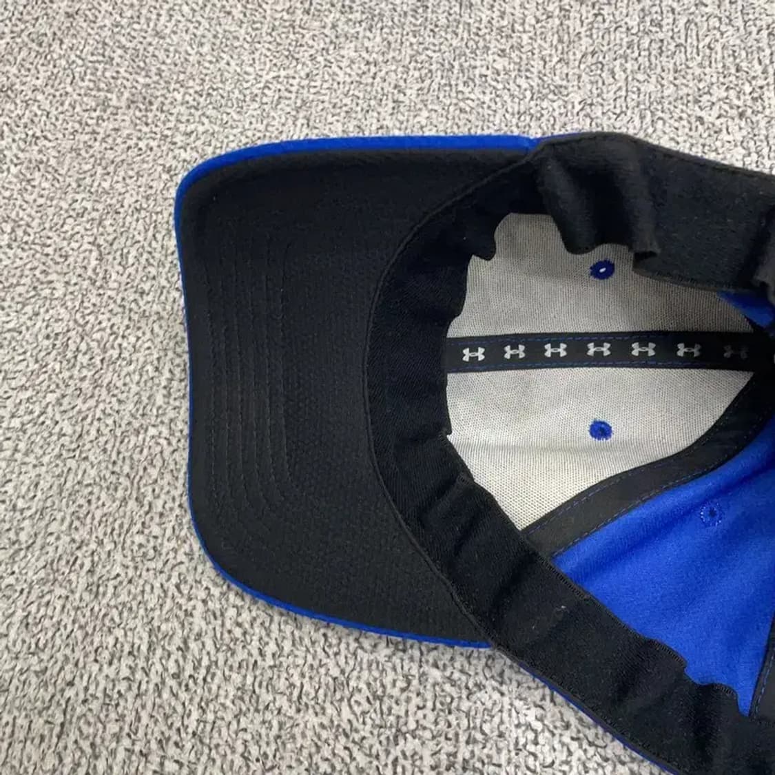 언더아머 블루 자수 로고 남성 볼캡 L-XL 상품이미지5