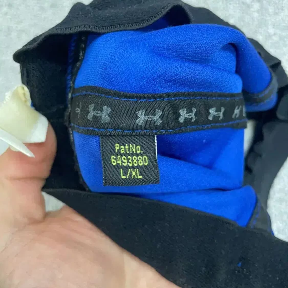 언더아머 블루 자수 로고 남성 볼캡 L-XL 상품이미지6