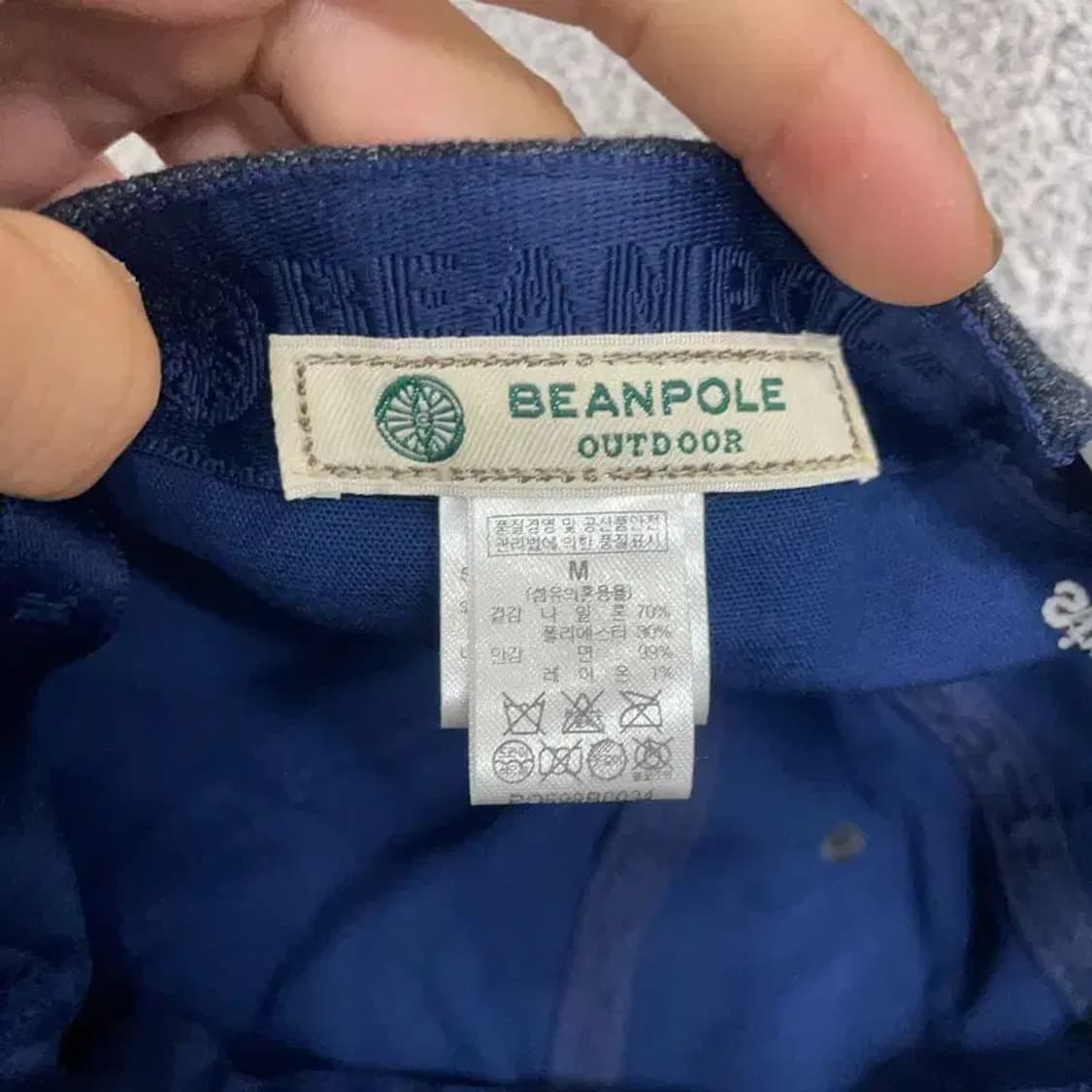 빈폴 네이비 로고캐주얼 볼캡 M 상품이미지6