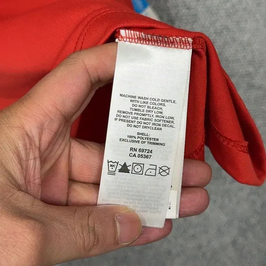 [새상품] 콜롬비아 기능성 레드 반팔 티 S 상품이미지5