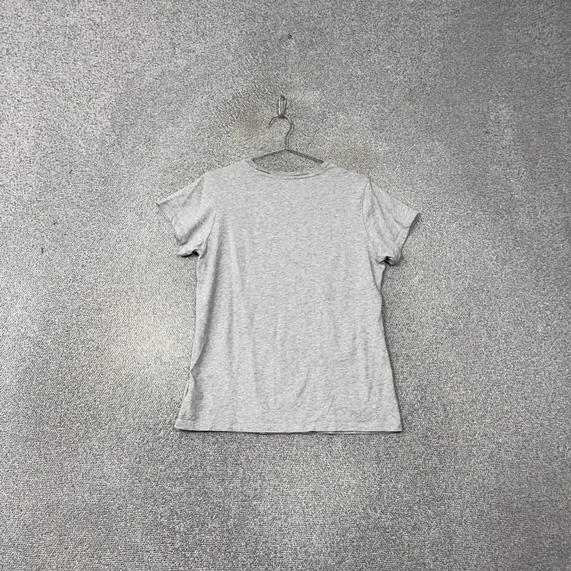 뉴발란스 로고 프린팅 라이트 그레이 반팔 티 L 상품이미지2