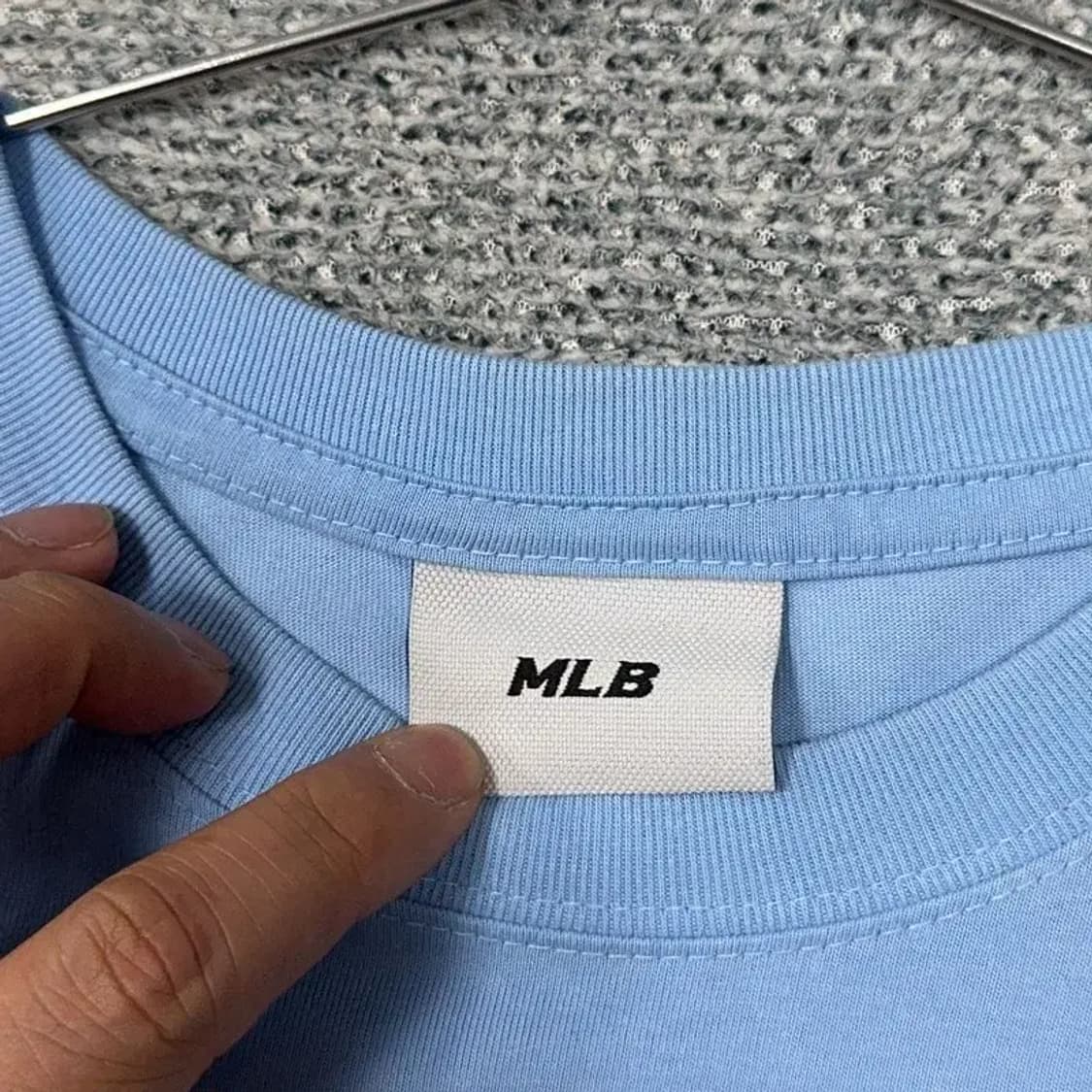 MLB LA다저스 프린팅 라이트 블루 반팔 티 M 상품이미지3