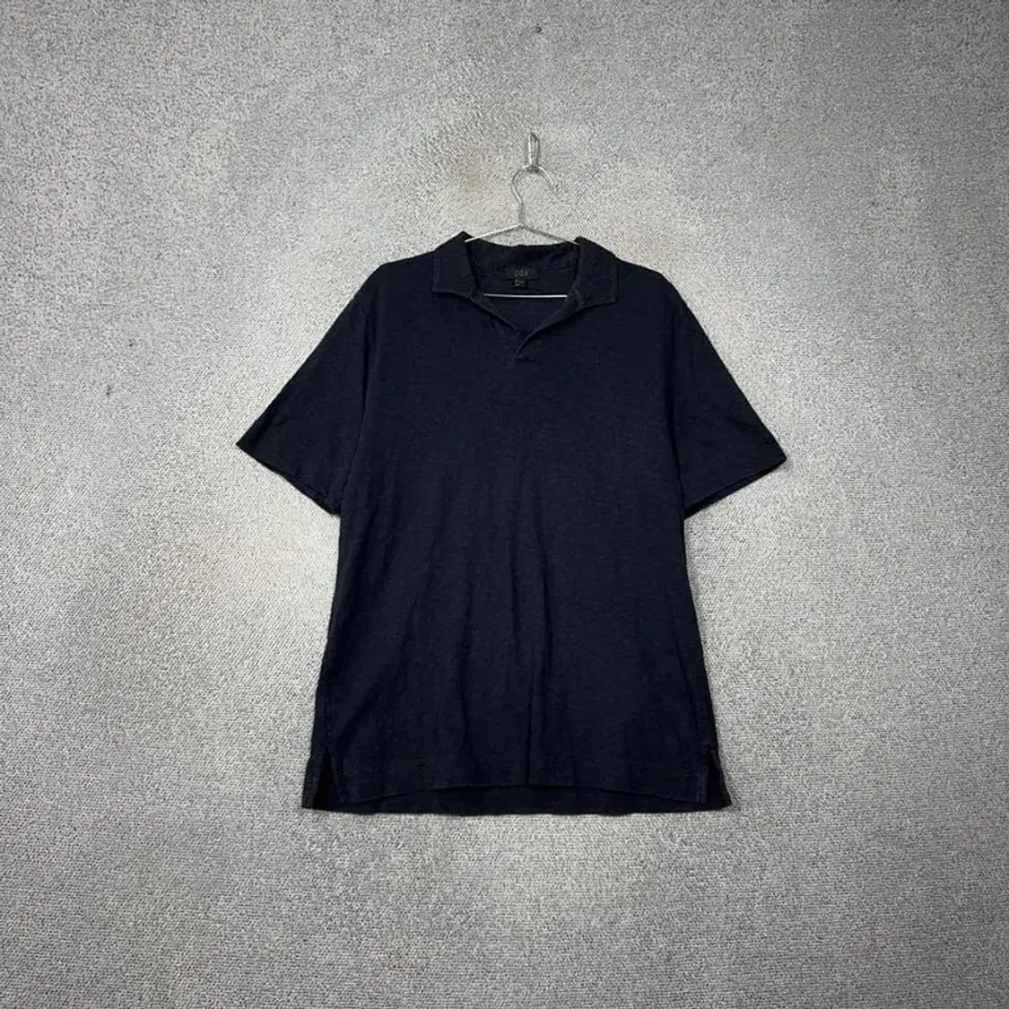 코스 캐주얼 무지 반팔 카라티 M 상품이미지1