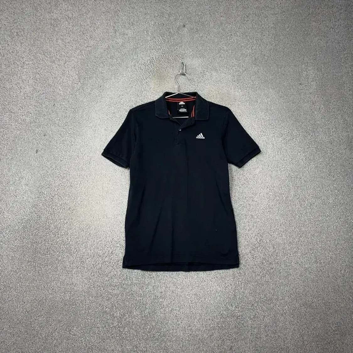 아디다스 블랙 로고 기능성 반팔 카라티 95 상품이미지1