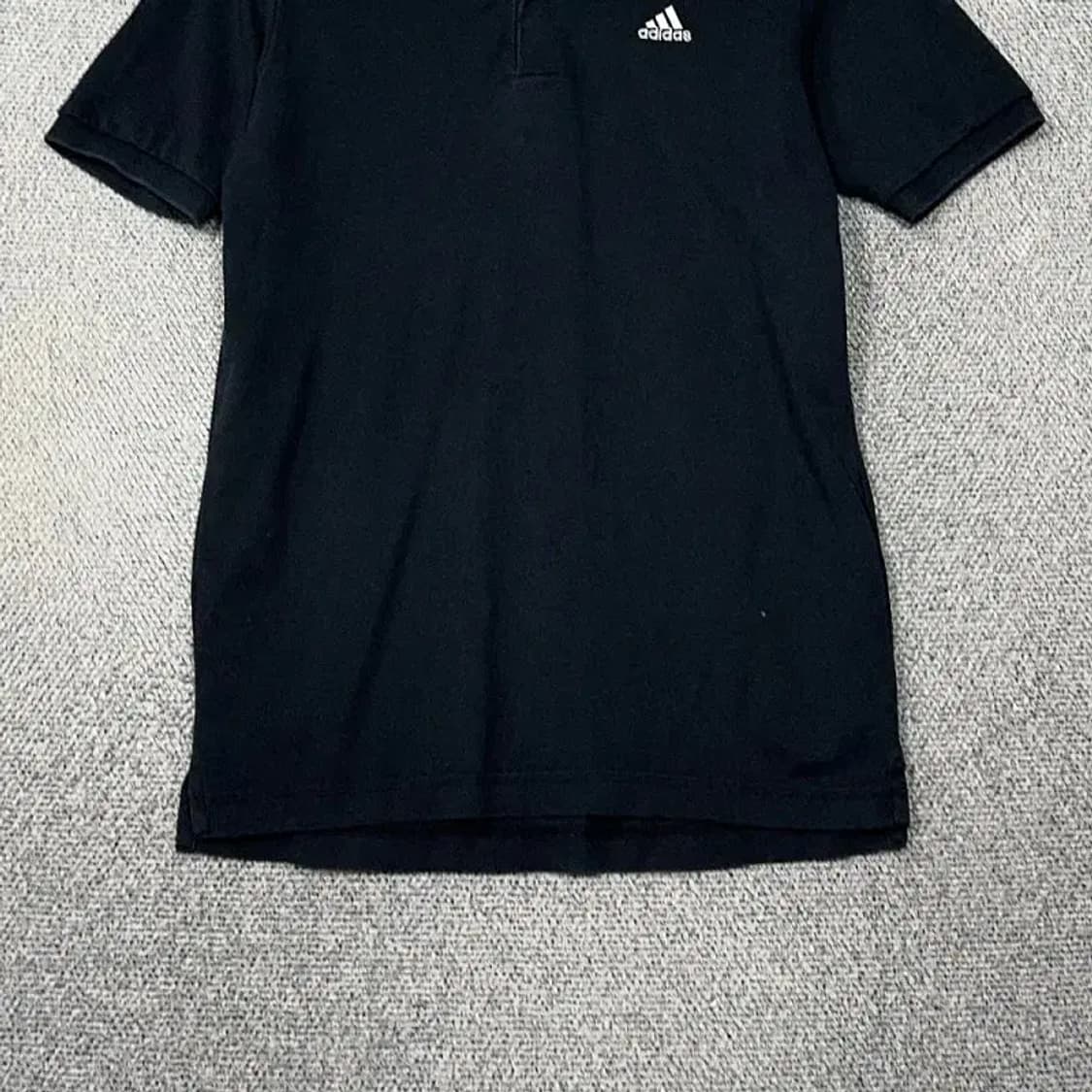 아디다스 블랙 로고 기능성 반팔 카라티 95 상품이미지4