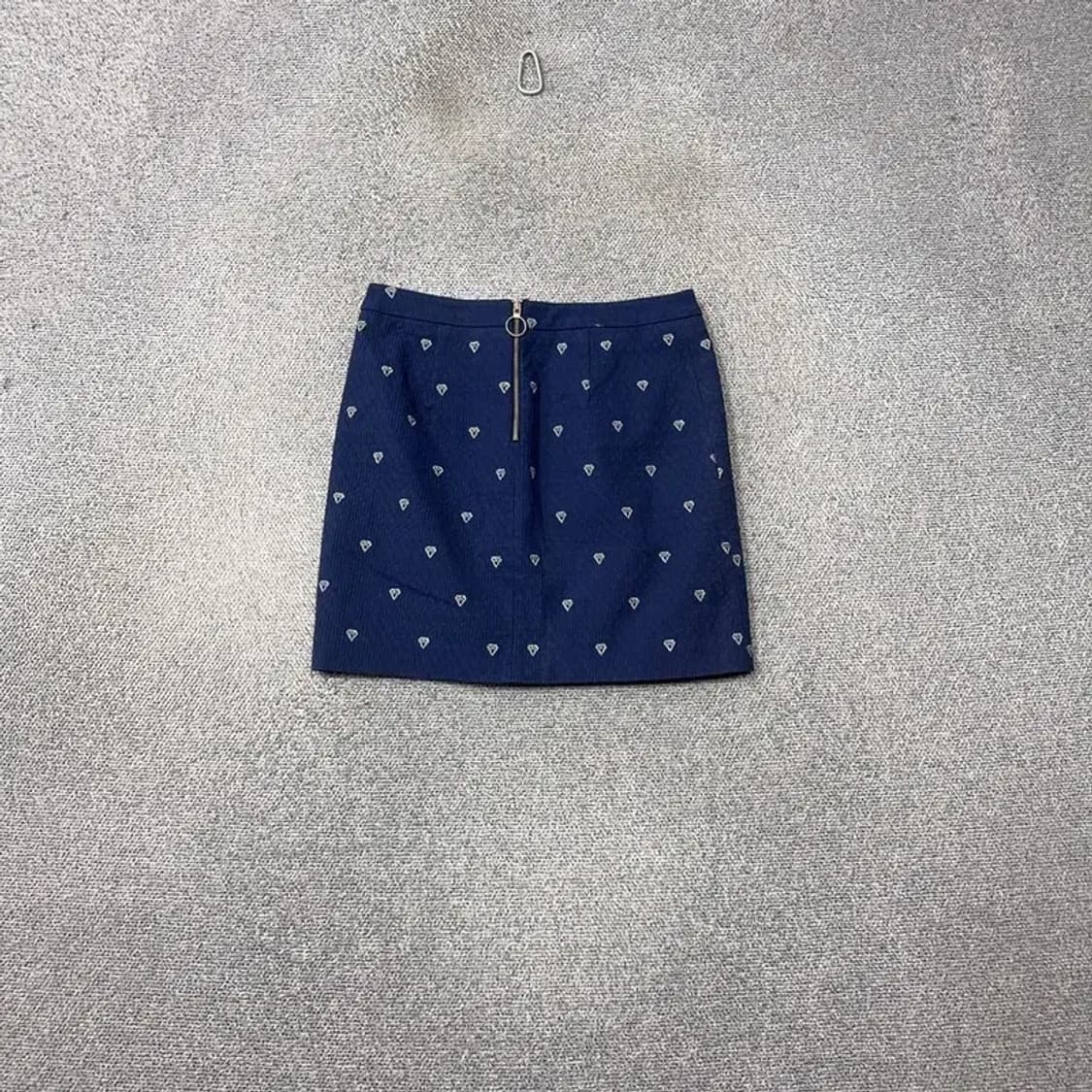 플라스틱아일랜드 패턴 네이비 미니스커트 M 상품이미지2