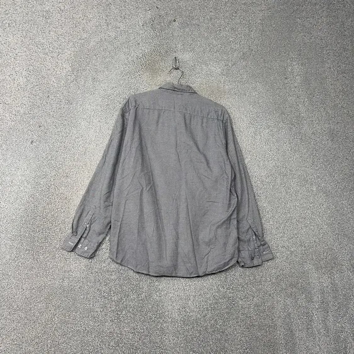 해지스 라이트 그레이 체크 로고 셔츠 110 상품이미지2