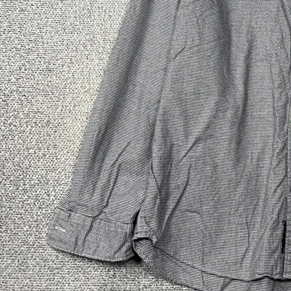 해지스 라이트 그레이 체크 로고 셔츠 110 상품이미지3