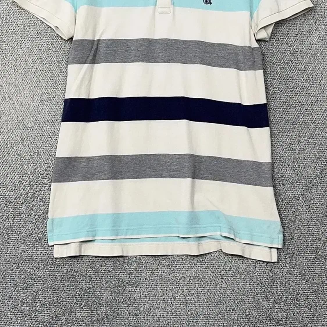 빈폴 스트라이프 슬림핏 반팔 카라티 100 상품이미지4