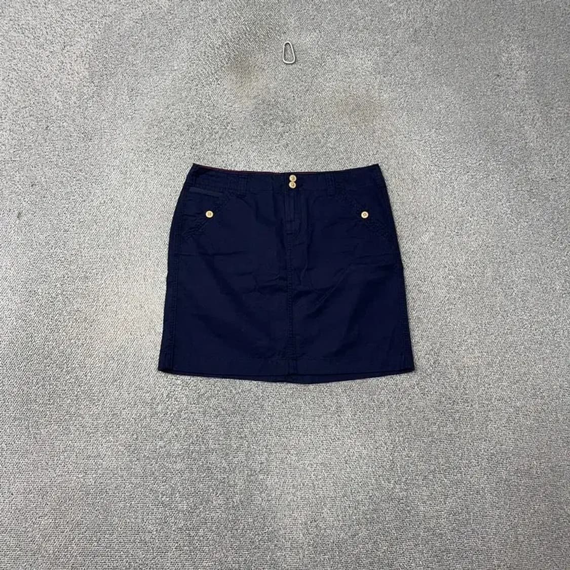 [새상품]타미힐피거 네이비 미니스커트 10 상품이미지1