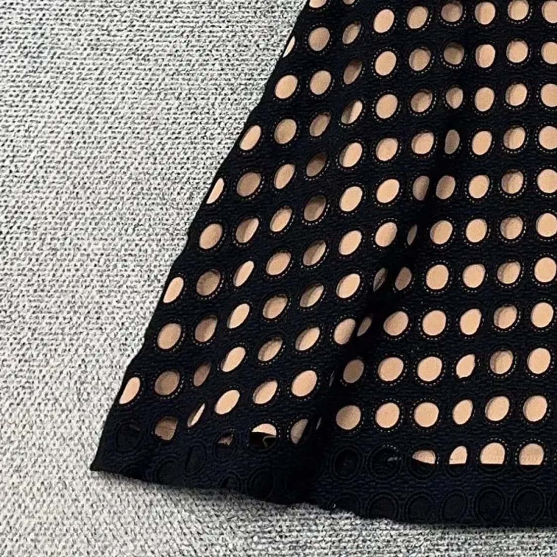 시슬리 도트 블랙 레이어드 미니스커트 42 상품이미지4