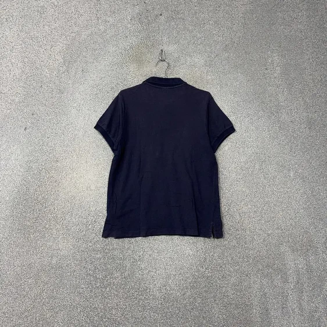 휠라 네이비 로고 코튼 반팔 카라티 M 상품이미지2