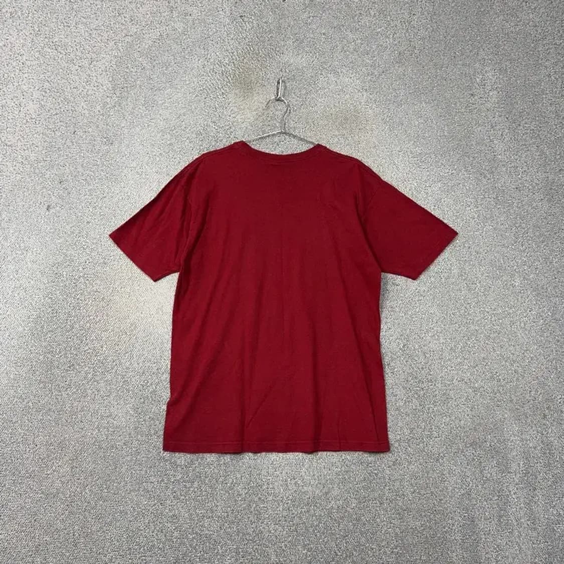 타미힐피거 너버링 로고 프린팅 레드 반팔 티 M 상품이미지2