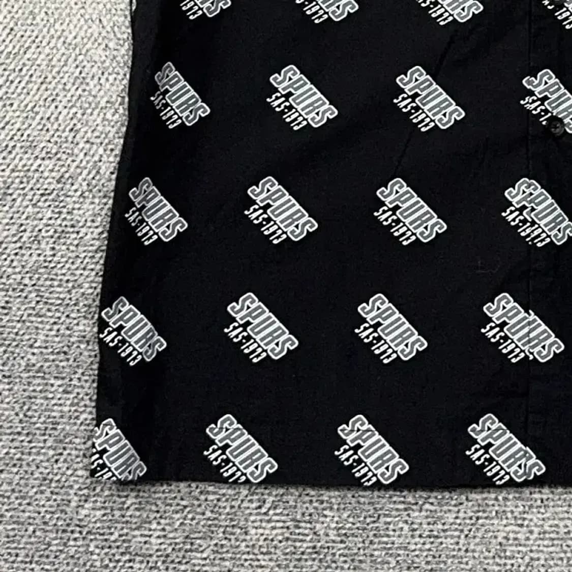 NBA 멀티 패턴 로고 코튼 반팔 카라티 XL 상품이미지3