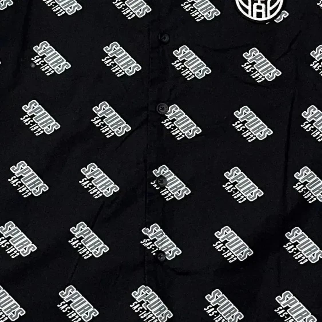 NBA 멀티 패턴 로고 코튼 반팔 카라티 XL 상품이미지4