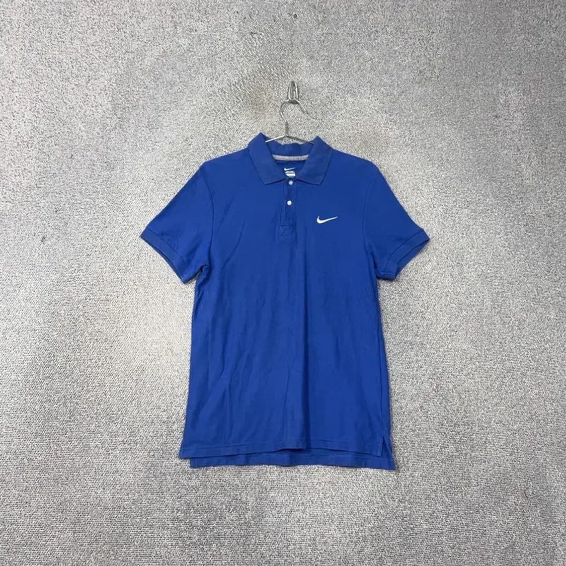 나이키 블루 로고 남성 반팔 카라티 L 상품이미지1