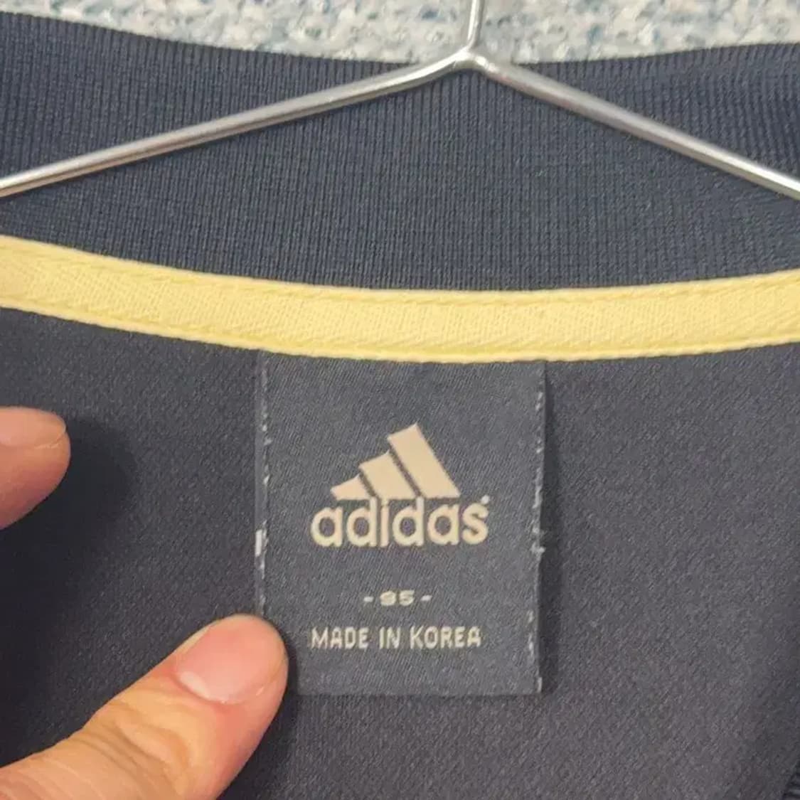 아디다스 검금 로고 남성 기능성 반팔 카라티 95 상품이미지3