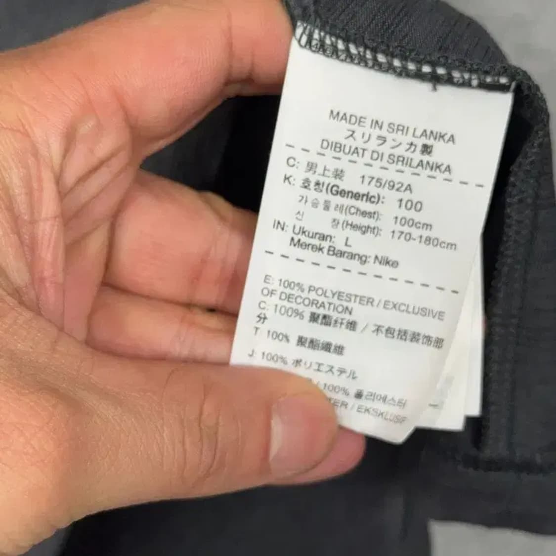 나이키 그레이 남성 기능성 반팔 티 G 상품이미지4