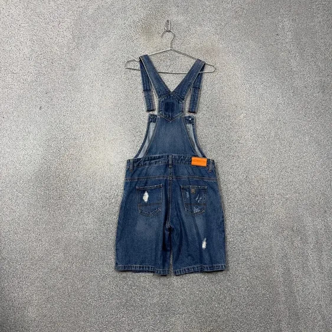 게스 블루 빈티지 포켓 데님 멜빵 점프수트 64(26) 상품이미지2